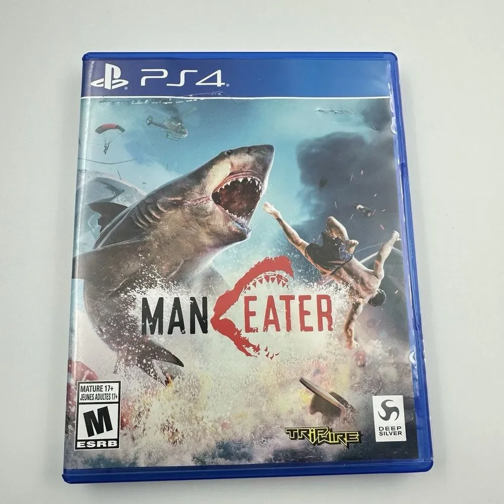 Maneater Sony PlayStation 4 PS4 Video Game - TESTED & WORKING